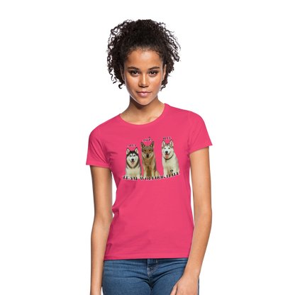 Koszulka damska - azaliowy